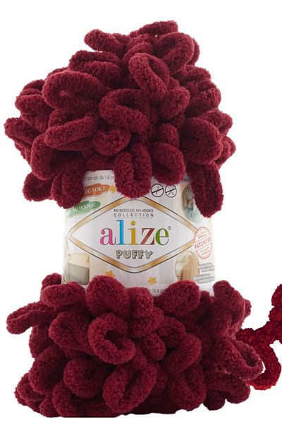 Alize puffy 327 μπορντό 3 συσκευασία