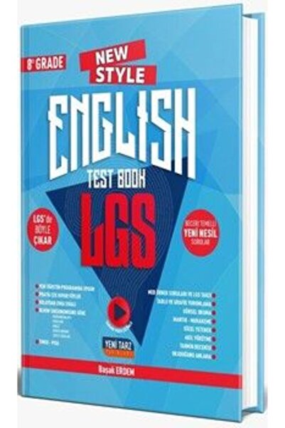 Yeni Tarz Yayınları Yeni Tarz 8. Sınıf LGS English Test Book