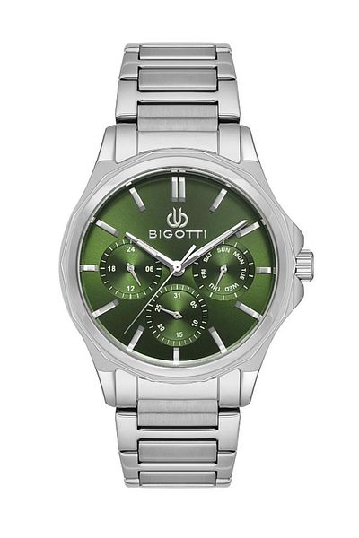 Bigotti Bg.1.10499.4 Men's All Functions Active Metallic Watch