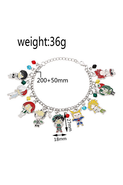 Choice أساور سحرية من أكاديميا أنمي بطلي الأكاديميا مصنوعة يدويًا من المينا س...