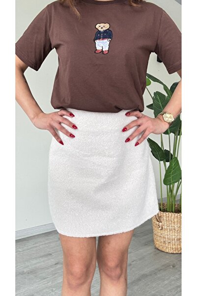 modadagiyim Жіноча спідниця-кльош з підкладкою преміум-класу, довжиною до коліна