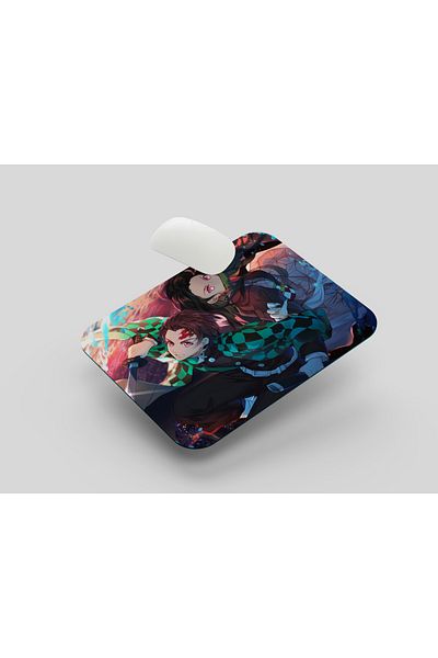 Akumastik Demon Slayer Tanjrio Nezuko Mousepad - 22 X 18 cm - Anime