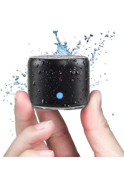 COOYA Bluetooth Speaker, Waterproof Wireless Mini Speaker, 12 Hours Playtime With Carry Bag, Black