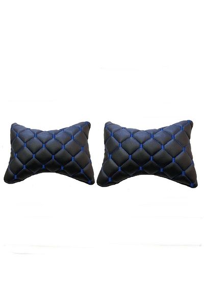 NAZ OTO DİZAYN Car Interior Accessory>Seat Products>Neck Pillow Black-blue
