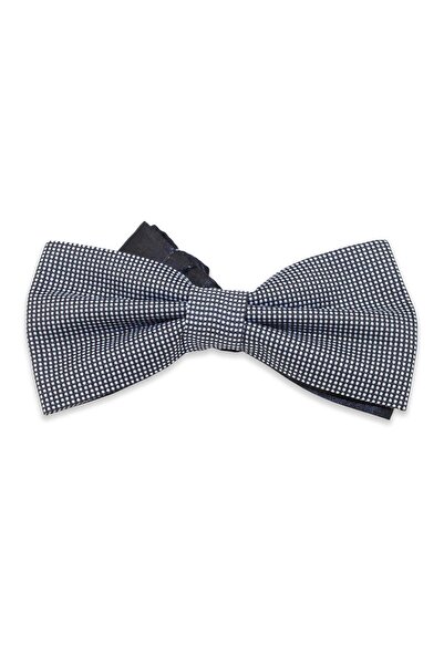 Fitmens Men's Bow Tie Dobby Patterned Pn05 - Black