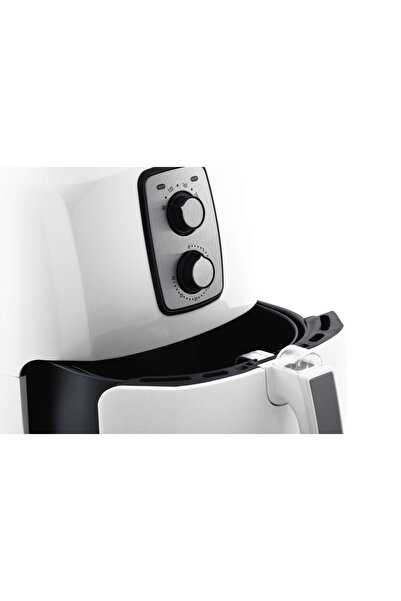 ALSAIF Electric Air Healthy Fryer With Timer To Fry, Bake, Grill, Roast Or Reheat, 1800w, White