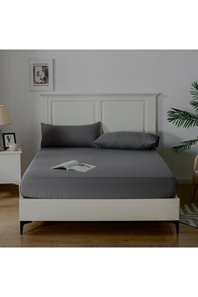 SAL10 طقم ملاءة جاهزة مزدوجة مقاس 180x200 مع 2 كيس وسادة كبير الحجم