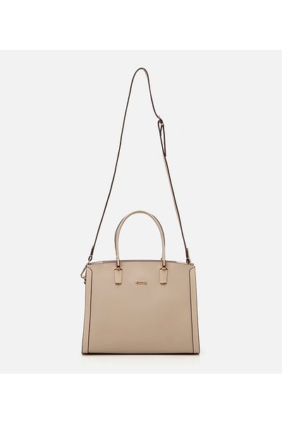 Hotiç Women's Beige Shoulder Bag with Strap
