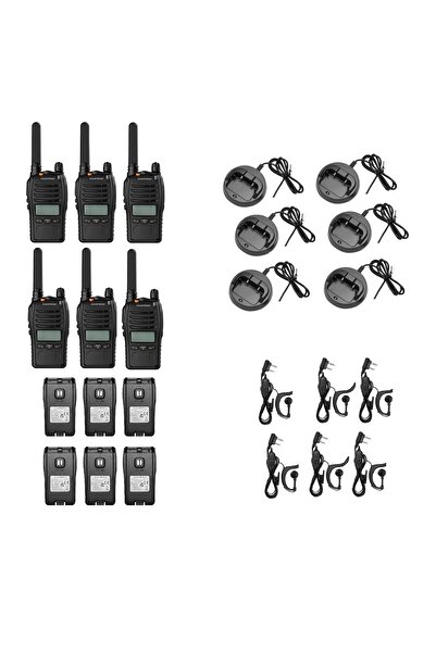 BAOFENG E88 PMR el telsizi (6'lı Set)