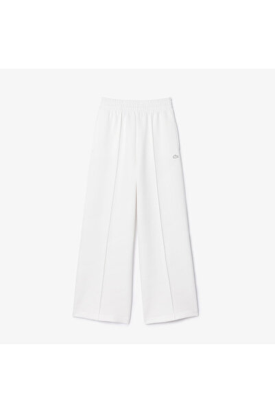 Lacoste Flare Fit Kadın Beyaz Eşofman Altı