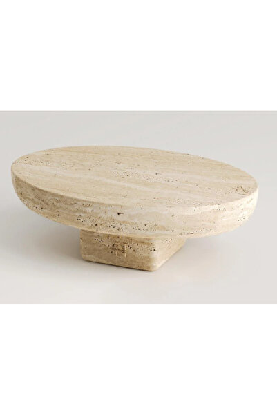 MIARIK DESIGN Alvin-Traverten Orta Sehpa