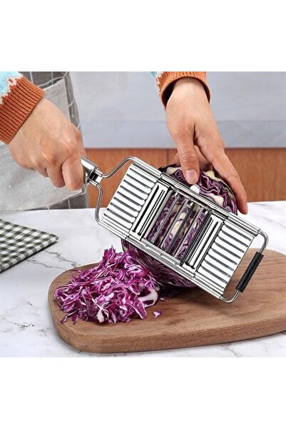 Skygo Ayarlanabilir 3 Farklı Başlıklı Tutmalı Sebze Dilimleyici Peynir Rendeleyici Aparat