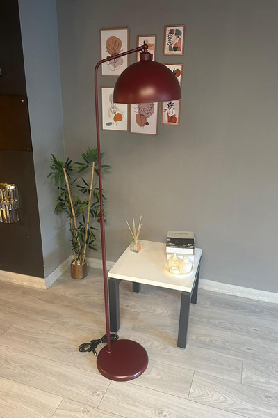 Bamyum Vişne Çürüğü Lambader Hareketli Başlık Modern Dekoratif Metal Oturma Odası Çalışma Odası Zemin