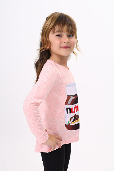 Toontoy Girl's Nutella Printed T-Shirt