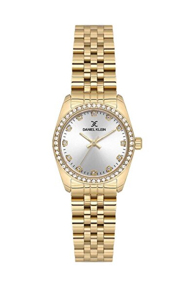 Daniel Klein Dk.2.2266-04 Çelik Kaplama Taşlı Tasarım 3 Atm Su Geçirmezlik Altın Renk Kadın Kol Saat