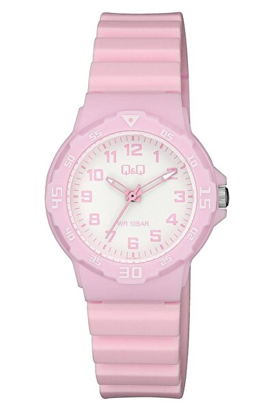 Q&Q Qq V07a-007vy 10 Atm Suya Dayanıklı Plastik Kordonlu Çocuk Kol Saati
