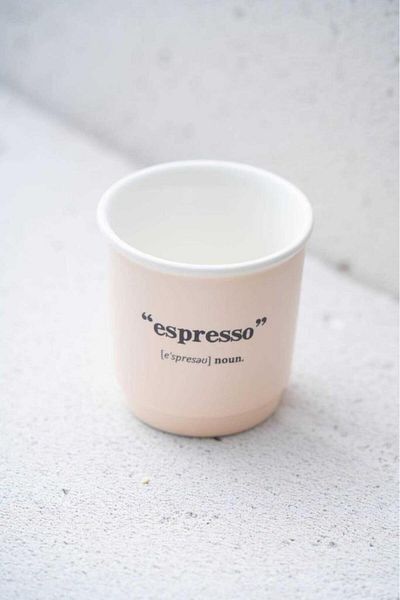 ACAR Blush Cream Single Espresso/Coffee Cup 90ml