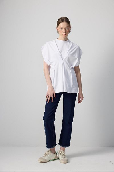 Touché Privé Tricou cu mânecă scurtă cu detaliu cu mâneci