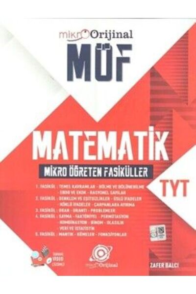 Orijinal Yayınları Orijinal Mikro TYT Matematik MÖF Mikro Öğreten Fasiküller Set