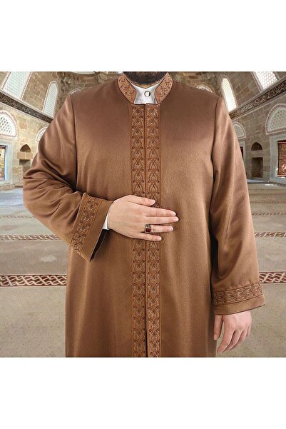 İkranur Lüks Muhacir İmam Cübbesi - Kahverengi