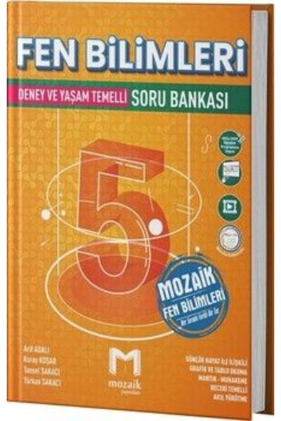 Mozaik Yayınları Mozaik Yayınları 5. Sınıf Fen Bilimleri Soru Bankası