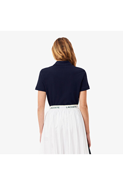 Lacoste Kadın Regular Fit Lacivert Polo