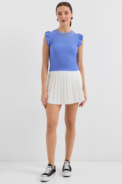 Kokosh moda 0430 Bluză tricotată - B.Blue