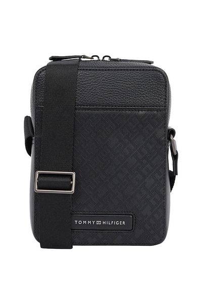 Tommy Hilfiger Men's Th Monogram Mini Preporter Crossbody Bag