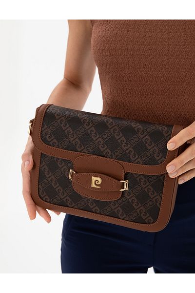 Pierre Cardin Brown Crossbody Bag 50305558 -Vr029