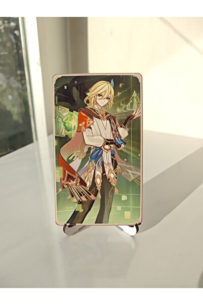 Yenaplanner Genshin Kaveh Metal Trading Card 2 (6,5 X 11,5 cm) (1 Unit)