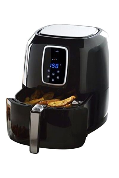 ALSAIF Electric Air Healthey Fryer With Digital To Fry, Bake, Grill, Roast Or Reheat, Size 6l, 1800w Black