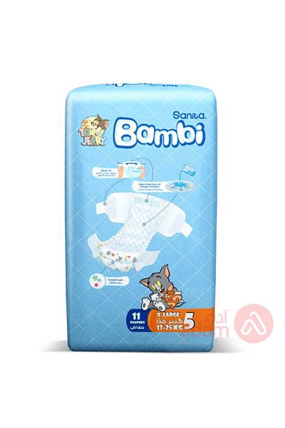 Bambi SANITA BAMBI NO 5 X-LRG REG 11PCS