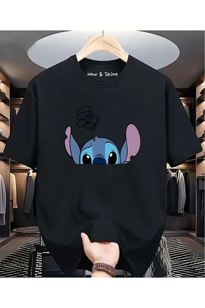 New Shine STITCH PRINTED Μπλουζάκι με στάμπα Oversize