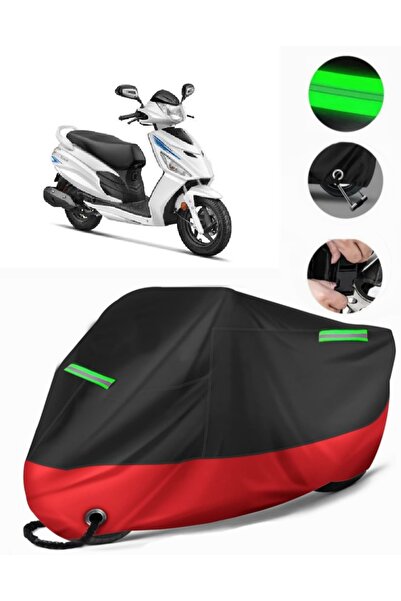 MotoEN Hero Dash 110I Compatible Premium Motorcycle Tarpaulin (Lock Compatibl...