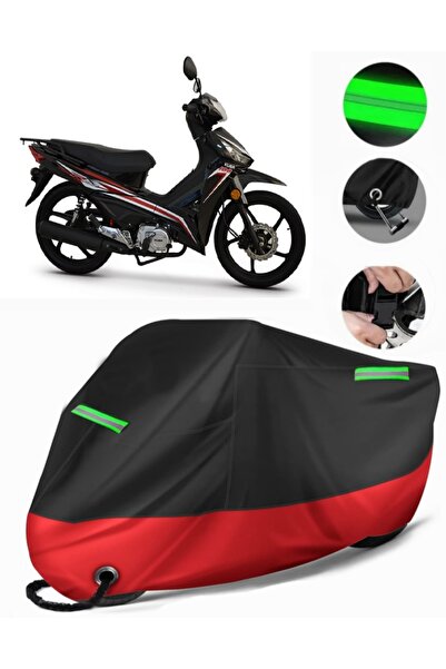 MotoEN Kuba Reiz 50 Compatible Premium Motorcycle Tarpaulin (Lock Compatible)...