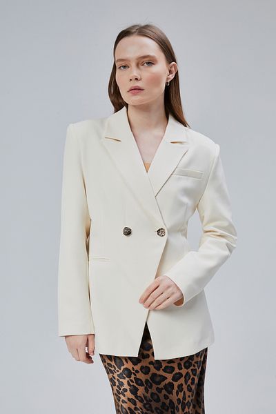 Bolivente Women's Double Breasted Oversize Blazer Jacket