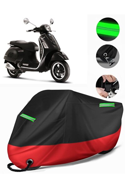 MotoEN غطاء فيسبا GTS 250 متوافق مع القماش المشمع للدراجات النارية (متوافق مع...
