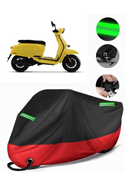 MotoEN Lambretta V50 مشمع دراجة نارية ممتاز متوافق خصيصًا (متوافق مع القفل) أ...