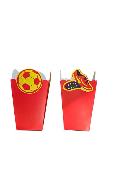 Cadde Süs Gs Team Themed Popcorn 8-Piece Corn Box