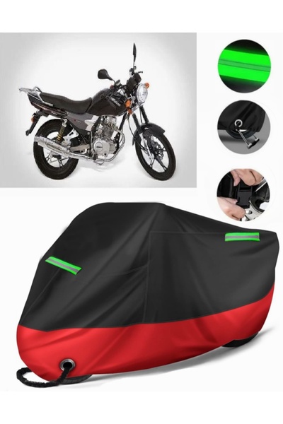 MotoEN Falcon Lion 150 Compatible Premium Motorcycle Tarpaulin (Lock Compatib...