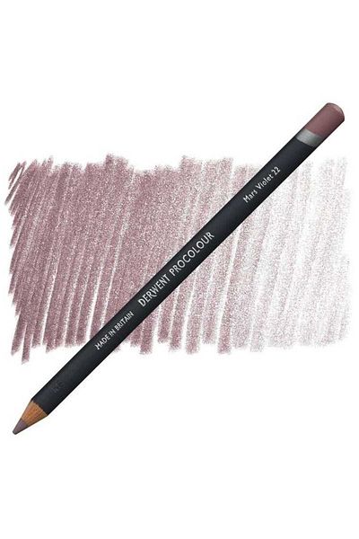 Derwent Procolour Violet Dry Crayons 22 Mars Model