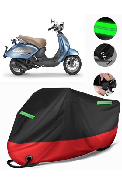 MotoEN Aprilia Mojito 125 مخصص متوافق مع القماش المشمع للدراجات النارية (متوا...
