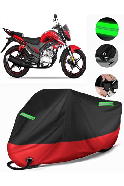 MotoEN Yuki Yx 200 Compatible Premium Motorcycle Tarpaulin (Lock Compatible) ...