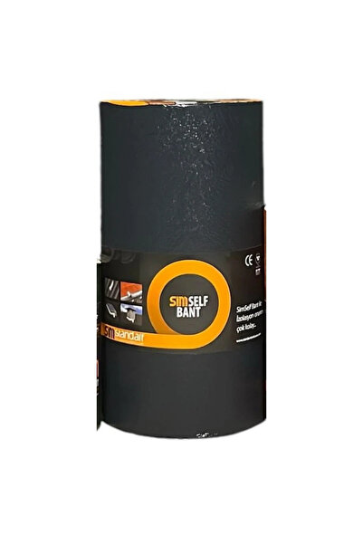 Standart İzolasyon Simself Bant Renkli Alüminyum Folyolu Antrasit - 10cm