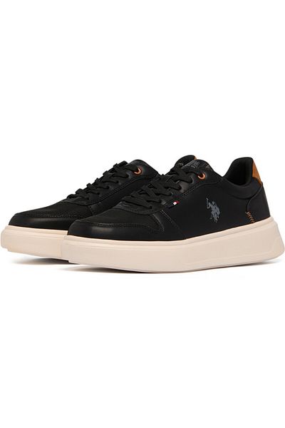 U.S. Polo Assn. Men's Black Low-Top Sneakers - Stylish, Durable & Perfect for Any Occasion