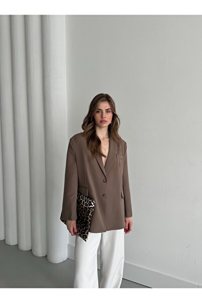 Laluvia Hnědá bunda Washington Blazer - 7318