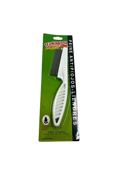 Ans Stainless Steel Dematting Comb for Cats and Dogs White