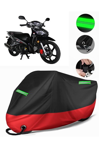 MotoEN Stmax Mega 100 Compatible Premium Motorcycle Tarpaulin (Lock Compatibl...