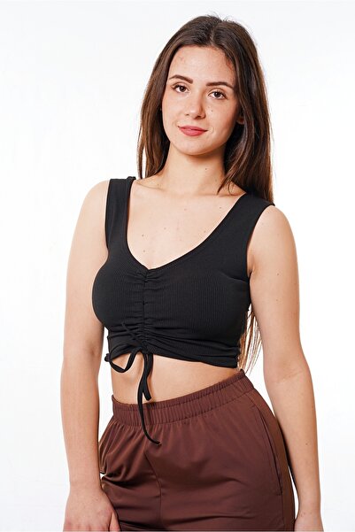 FV V-Neck Bustier Crop