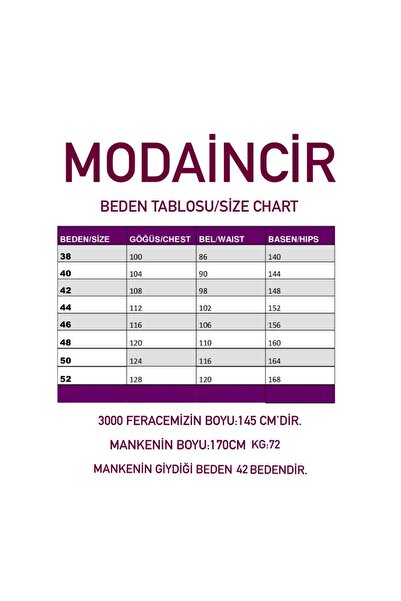Moda İncir Büzgülü Ferace
